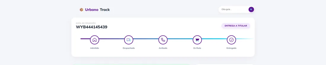 Urbano Track — rastreo de envíos y paquetería